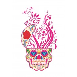 Sticker decorativ, Skull, 90 cm, 219STK-5