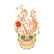 Sticker decorativ, Skull, 90 cm, 219STK-7