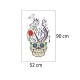 Sticker decorativ, Skull, 90 cm, 219STK-8