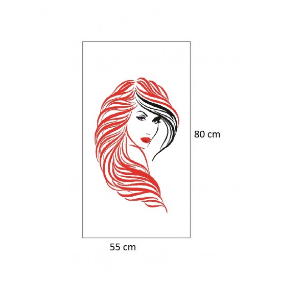 Sticker decorativ, Woman, 80 cm, 215STK