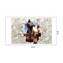 Sticker decorativ cu Dinozauri, 85 cm, 232STK