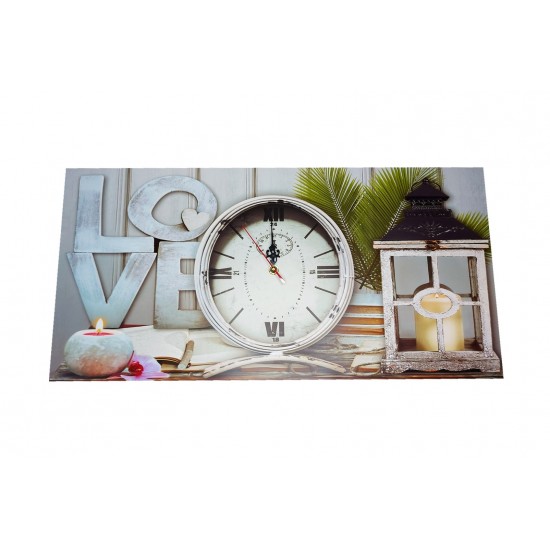 Ceas decorativ de perete, Love, 59 cm, DO12-2 Ceas decorativ de perete, Love, 59 cm, DO12-2