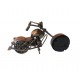 Ceas decorativ in forma de motocicleta, Maro, 19 cm, 356-12D