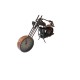 Ceas decorativ in forma de motocicleta, Maro, 21 cm, 356-25D