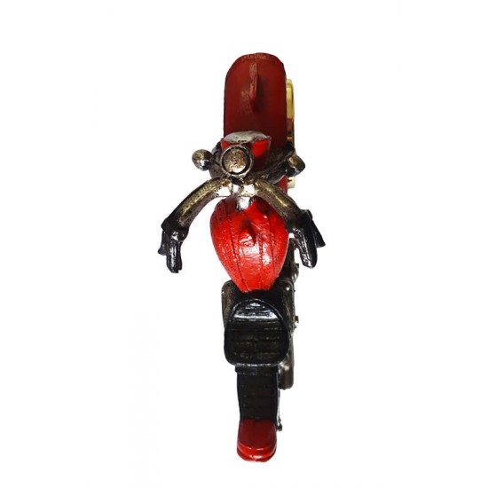Ceas de masa, Motocicleta, Rosu, 22 cm, SD6185-8