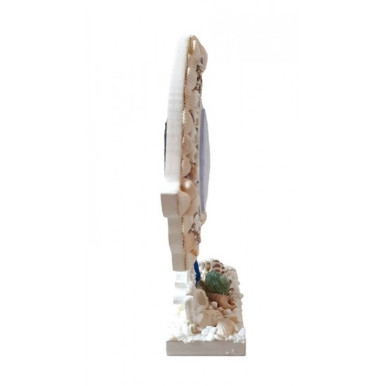 Ceas de masa Peste, Alb, 23 cm, 20178195