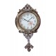Ceas de perete cu pendul, Vintage cu trandafiri, 50 cm, 6753L1