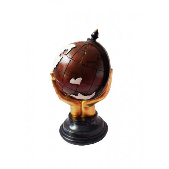 Ceas in forma de glob pamantesc, 21 cm, 6852XD