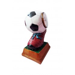 Ceas in forma de minge cu gheata de fotbal, 23 cm, 685XD Ceas in forma de minge cu gheata de fotbal, 23 cm, 685XD