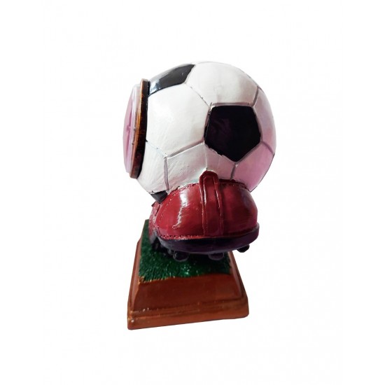 Ceas in forma de minge cu gheata de fotbal, 23 cm, 685XD