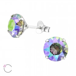 Cercei argint, Runda cu cristale Swarovski Paradise Shine, A4S29477-1 Cercei argint, Runda cu cristale Swarovski Paradise Shine, A4S29477-1