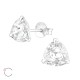 Cercei argint, Shine cu cristale Swarovski White, A4S37657-1