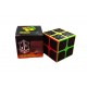 Cub Magic 2x2x2 Yumo Cube, stickere fibra de carbon, 191CUB-1