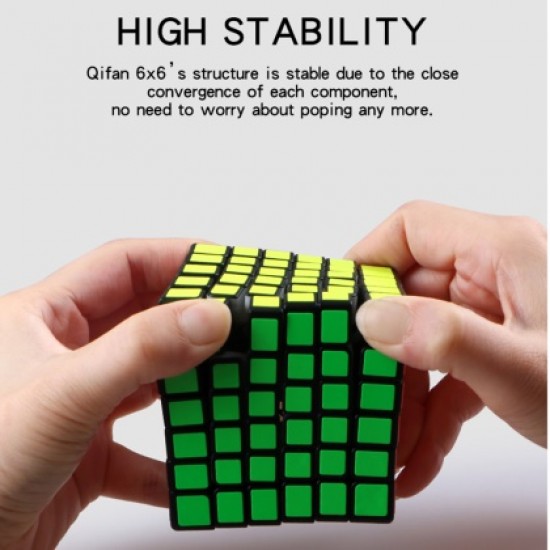Cub Magic 6x6x6 QiYi QiFan black, 137CUB-1