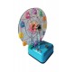Cutie muzicala, cu cheita, Roata mare cu luminite si cheita, Albastru, 22 cm, MY6067