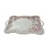 Fructiera platou cu flori, Roz, 42 cm, MK106