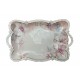 Fructiera platou cu flori, Roz, 42 cm, MK106