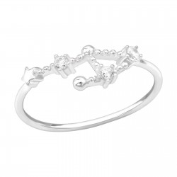 Inel argint,  Balanta cu cristale din Zirconiu White, Marimea 52, A4S39350