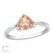 Inel argint, Para cu cristale Swarovski Rose, Marimea 57, A4S39502 Inel argint, Para cu cristale Swarovski Rose, Marimea 57, A4S39502