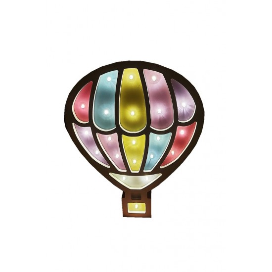 Lampa de veghe cu leduri, In forma de Balon, 30 cm, 6818-7