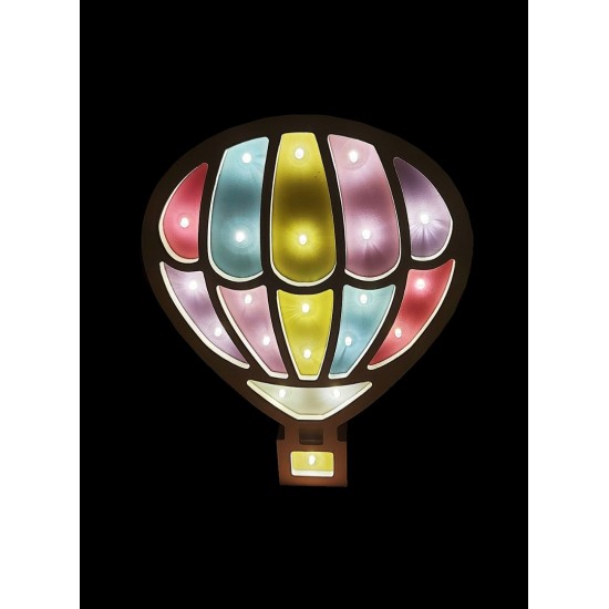 Lampa de veghe cu leduri, In forma de Balon, 30 cm, 6818-7