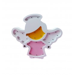 Lampa de veghe cu leduri, In forma de Ingeras, 30 cm, 6818-3B