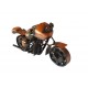 Motocicleta decorativa, Din metal, Maro, 17 cm, 356-3D1 Motocicleta decorativa, Din metal, Maro, 17 cm, 356-3D1