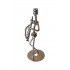 Ornament decorativ, Muzicant din metal, Nergu, 13 cm, 356XD-1