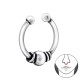 Piercing  nas din Argint, Bali, Silver A4S28382