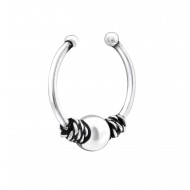 Piercing  nas din Argint, Bali, Silver, A4S34847 
