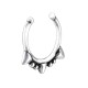 Piercing  nas din Argint, Coroana, Silver A4S28389
