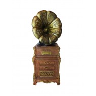Pusculita in forma de Gramofon, 29 cm, Maro, KE052A