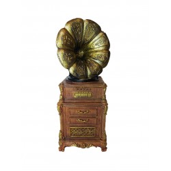 Pusculita in forma de Gramofon, 29 cm, Maro, KE052A