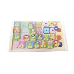 Puzzle magnetic, Cat este ceasul, 171BZ Puzzle magnetic, Cat este ceasul, 171BZ