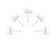 Set 5 Piercinguri  nas din Argint, Ancora Silver, A4S34521