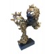 Statueta Decorativa Masca, Indragostiti, Auriu, 40 cm, 037SX