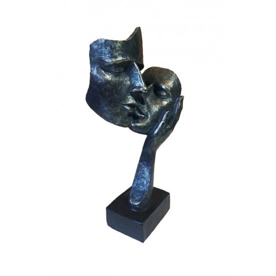 Statueta Decorativa Masca, Indragostiti, Negru, 193SX-1 Statueta Decorativa Masca, Indragostiti, Negru, 193SX-1