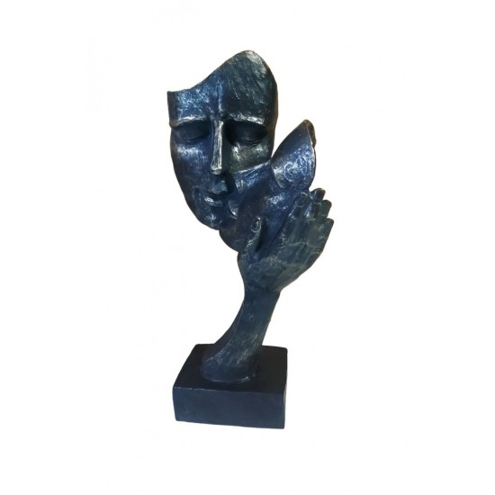 Statueta Decorativa Masca, Indragostiti, Negru, 193SX-1 Statueta Decorativa Masca, Indragostiti, Negru, 193SX-1