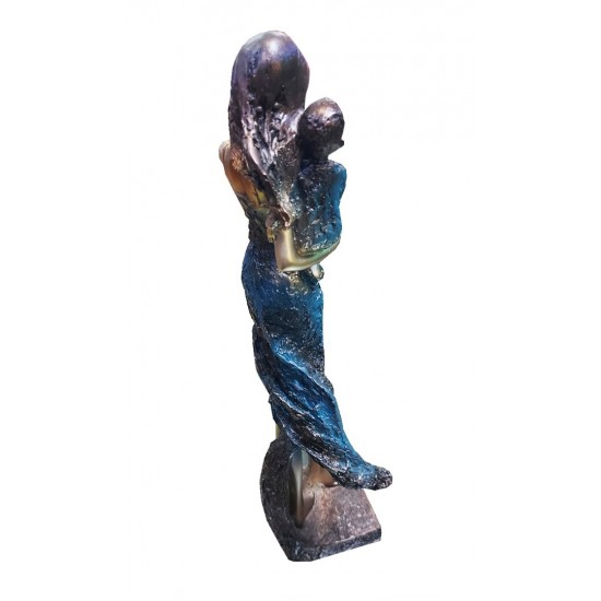 Statueta Mama cu copilul in brate, 30 cm, 30013TT