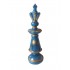 Statueta, Piesa de sah, Rege, Albastru, 33 cm, SR1653-1