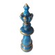 Statueta, Piesa de sah, Rege, Albastru, 33 cm, SR1653-1
