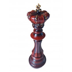 Statueta, Piesa de sah, Rege, Visiniu, 39 cm, 0182A