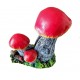 Statueta decorativa, 3 Ciuperci, Multicolor, 20 cm, DV01-13