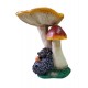 Statueta decorativa, Arici sub Ciuperca, Multicolor, 29 cm, DVF0305P