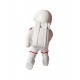 Statueta decorativa, Astronaut fotbalist, 26 cm, BJ1737C