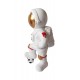 Statueta decorativa, Astronaut fotbalist, 26 cm, BJ1737D