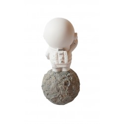 Statueta decorativa, Astronaut pe asteroid, 12 cm, DY202-6B