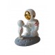 Statueta decorativa, Astronaut pe asteroid, 19 cm, PD2224D