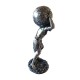 Statueta decorativa, Atlas, Argintiu, 29 cm, GXL020