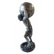 Statueta decorativa, Atlas, Argintiu, 29 cm, GXL020